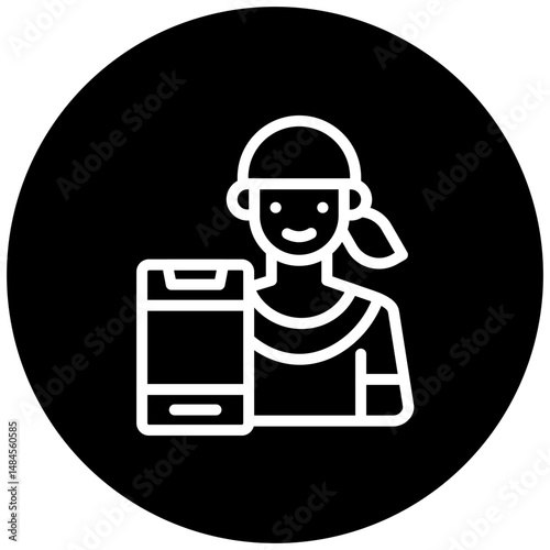 Woman Taking Selfie Icon
