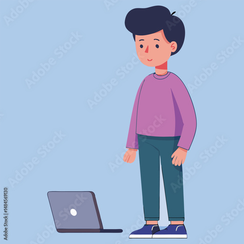 A young character fades as they are being erased by cancel culture, shifting online norms, and the emotional process of being forgotten