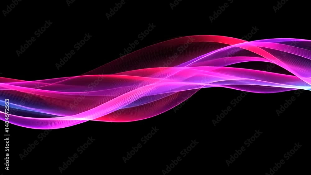Abstract, colorful, flowing lines design. Abstract, colorful, flowing lines design.