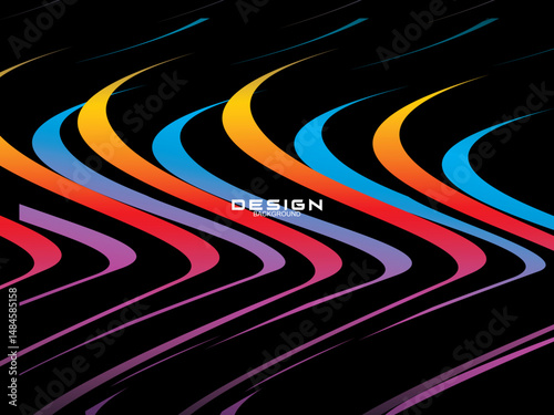 Futuristic black background digital technology, cyber nano information, abstract communication, future technology data innovation, internet network speed connection.	
