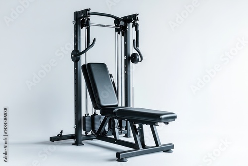 multi-function home gym station isolate on white background