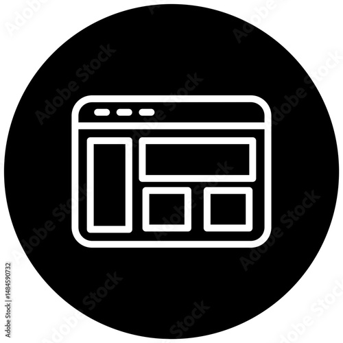 Website Layout Icon