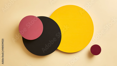 Abstract geometric shapes with clean lines, symbolizing modern business innovation and simplicity