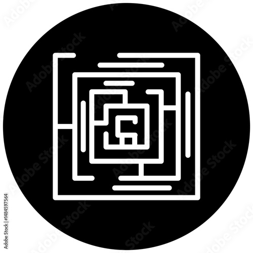 Maze Solution Icon