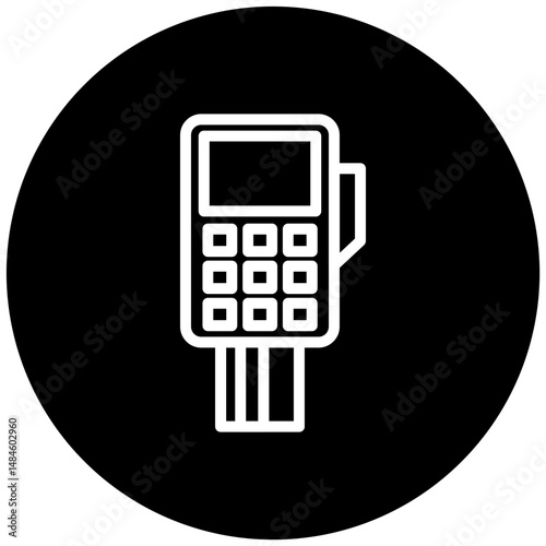 Card Machine Vector Icon