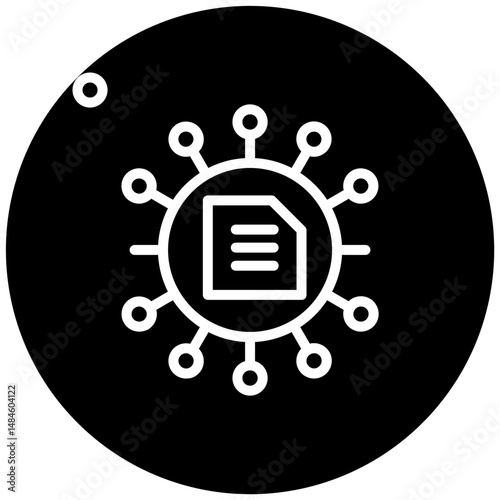 Deep Learning Vector Icon