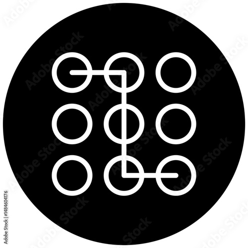 Pattern Recognition Vector Icon