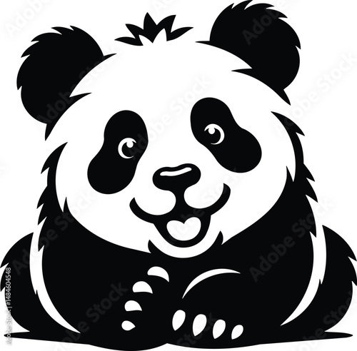 Playful Baby Panda Icon
