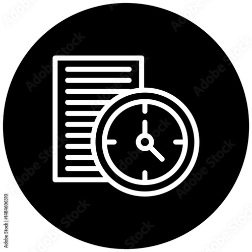 Time Management Vector Icon