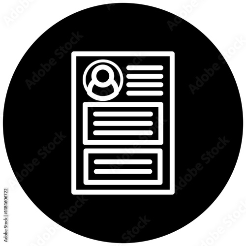 Resume Vector Icon