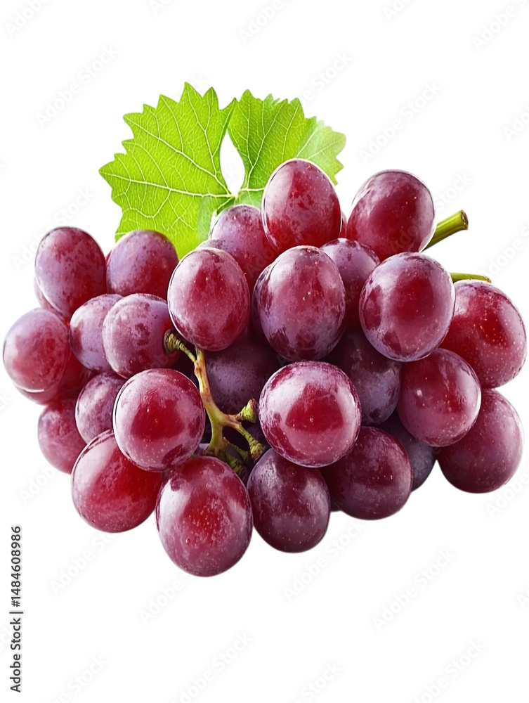 Fototapeta premium Juicy Red Grapes Fresh, Sweet, and Ready to Eat