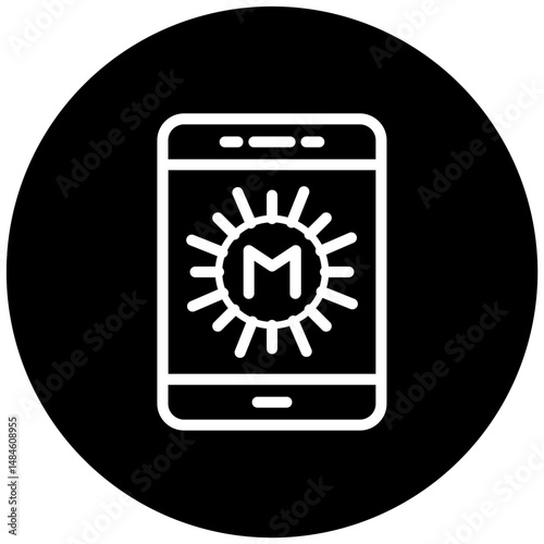 Brightness Medium Vector Icon
