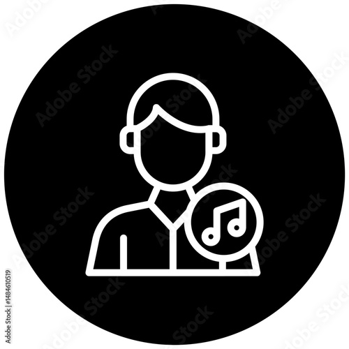 Singer Male Icon