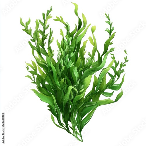 Vibrant marine plant illustration