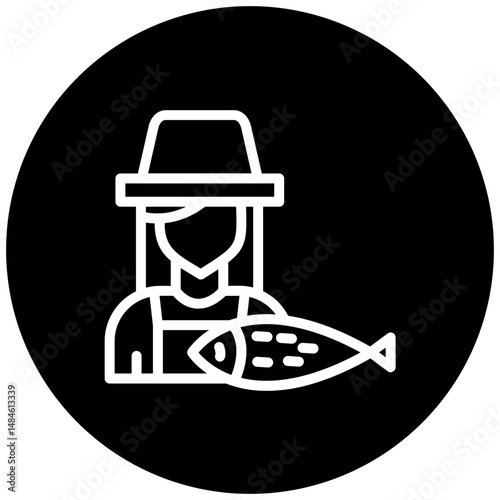 Fisherwoman Icon