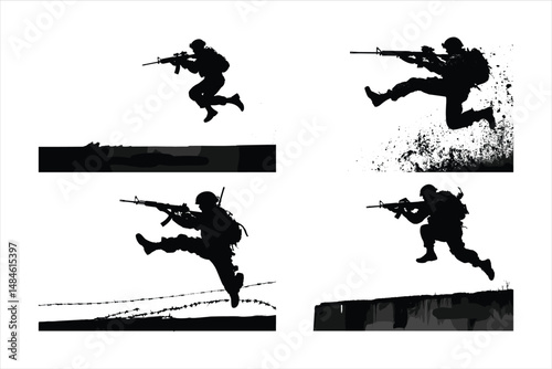 vector illustration of a military man, vector, illustration, grunge, ink, silhouette, sport, drawing, paint, black, art, sketch, design, splash, hand, dirty, skateboard, map, pattern, ball