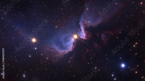 Cosmic Nebula: A Celestial Tapestry of Stars and Dust