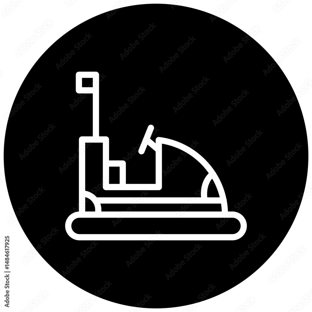 Obraz premium Bumper Cars Icon