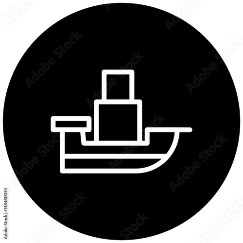 Pirate Ship Ride Icon