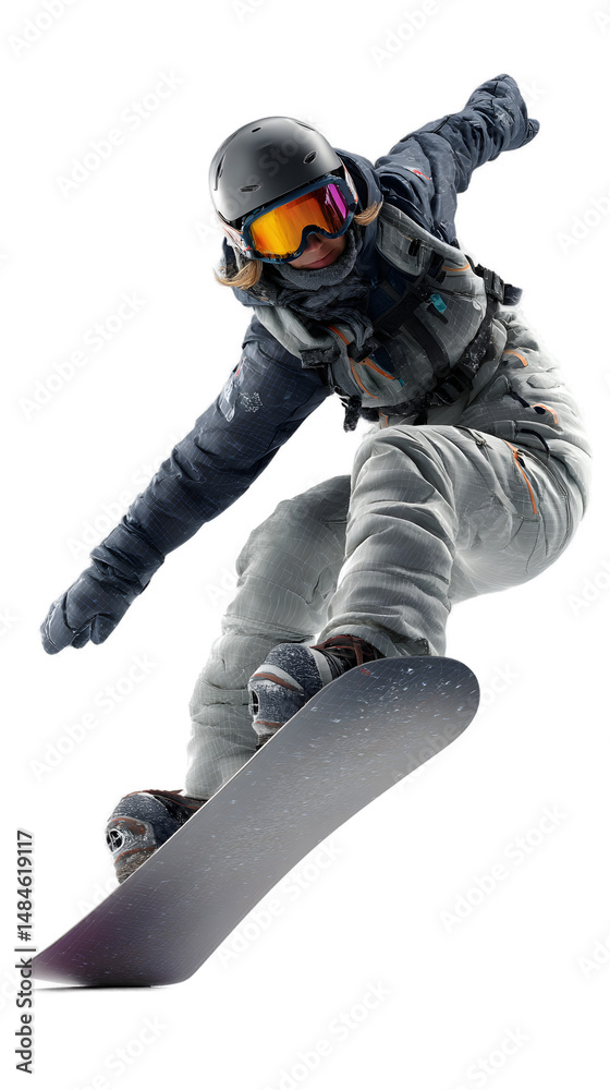 Extreme Snowboarding Adrenaline-Fueled Descent Down the Mountain Extreme Snowboarding Adrenaline-Fueled Descent Down the Mountain