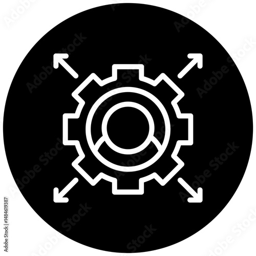 Network Scalability Icon