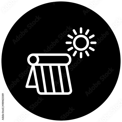 Solar Water Heater Icon