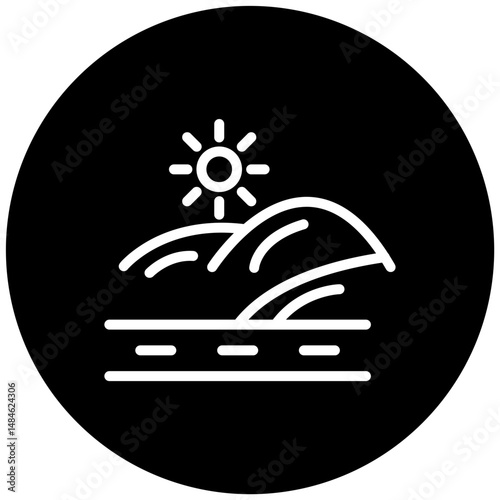 Sand Dunes Icon