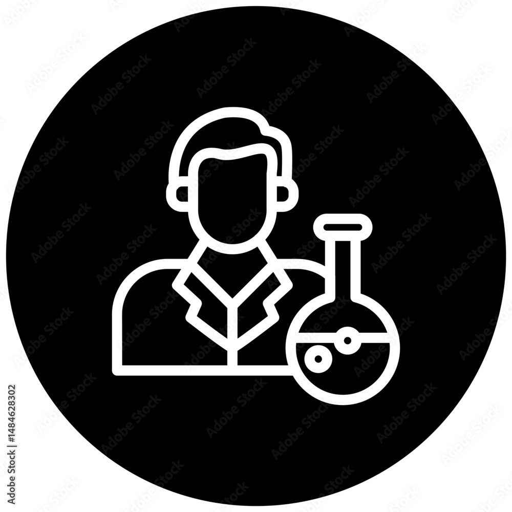 Lab Technician Icon Lab Technician Icon