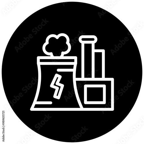 Nuclear Power Plant Icon