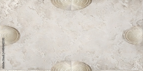 Terrazzo Style Ceramic Tile With Multicolor Stones