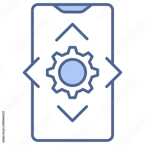 Augmented Reality Blue Icon