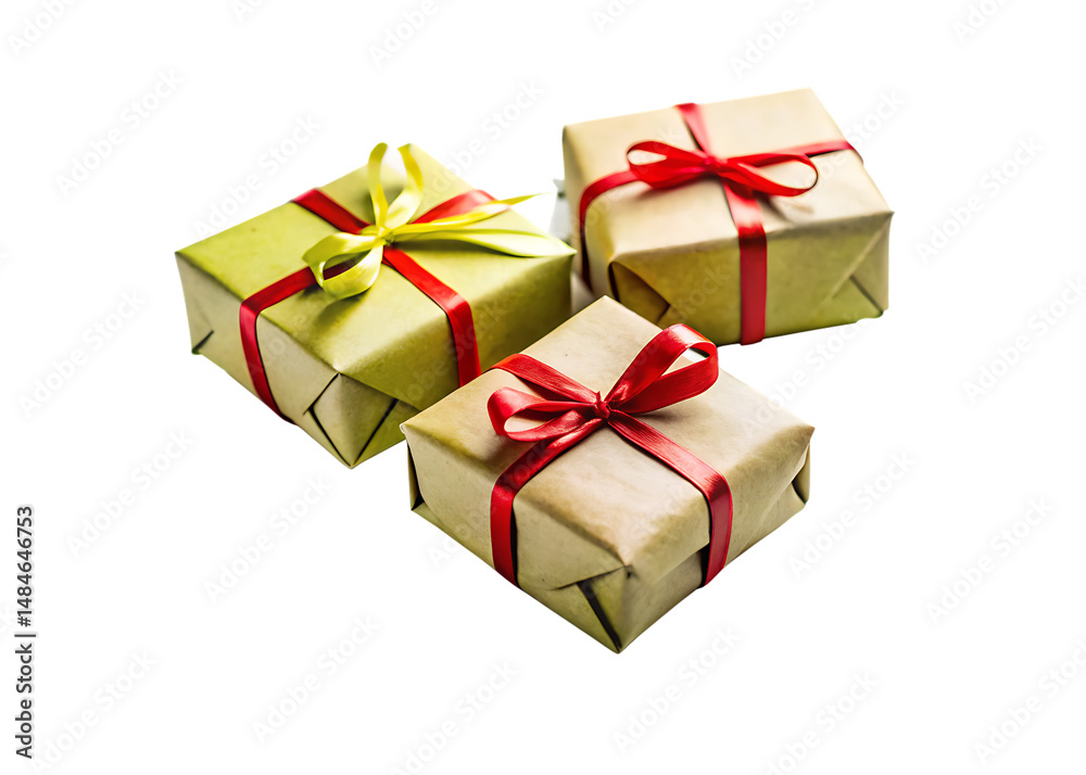 Obraz premium gift box isolated on white background