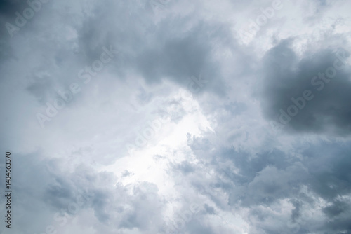 Gray sky before the storm is coming soon