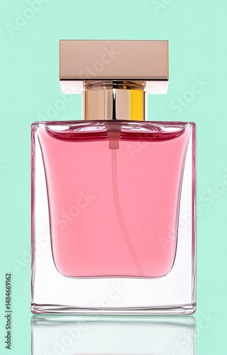 perfume bottle isolated on white