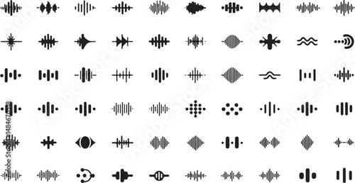 Integrate high-quality audio waveforms into your creative endeavors, suitable for podcasts, music streaming services, and sound engineering presentations, delivering professional-grade visuals.