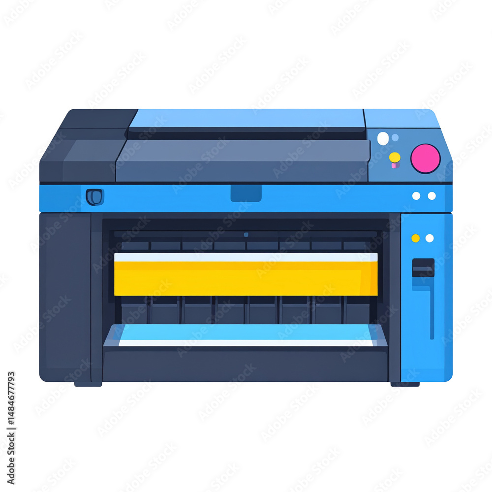 Fototapeta premium Large Format Printer Modern Design Professional Printing Machine