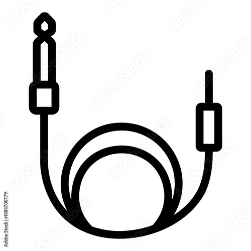 jack cable Line Icon