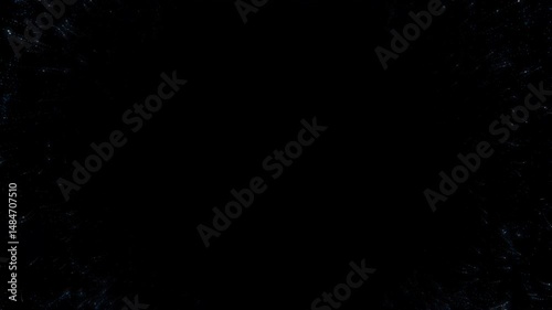 Blue fireworks style shockwave. 4K explosion shockwave effect and diverging waves on transparent background. Glowing shockwave particles. Overlay template.