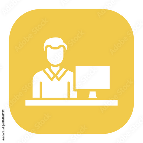 Clerk Male Icon