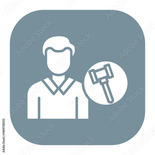 Public Defender Male Icon