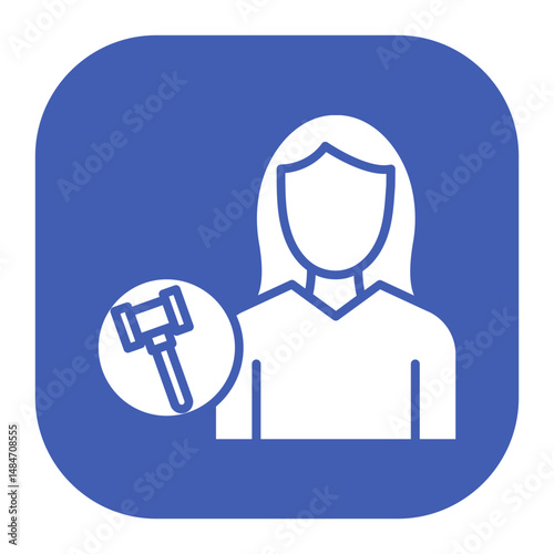 Public Defender Female Icon