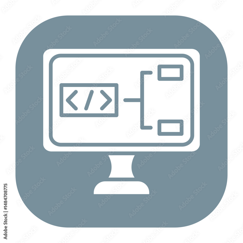Visual Programming Icon Visual Programming Icon