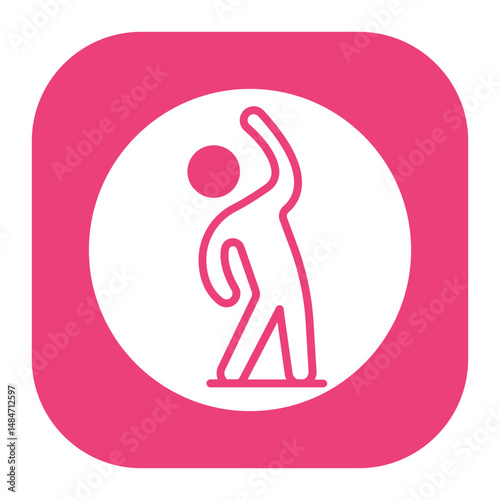Stretching Arms Icon