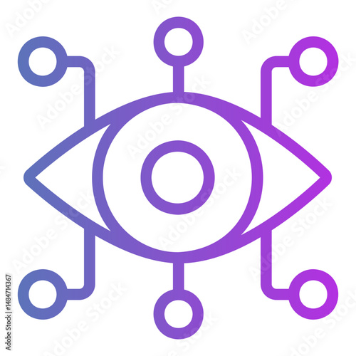 eye Gradient icon