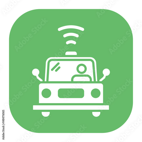 Self Driving Vehicle Icon