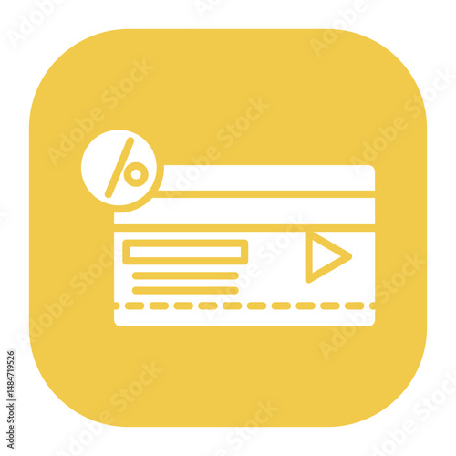 Credit Card Installment Icon