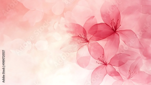 Delicate pink blossoms, soft background (5)