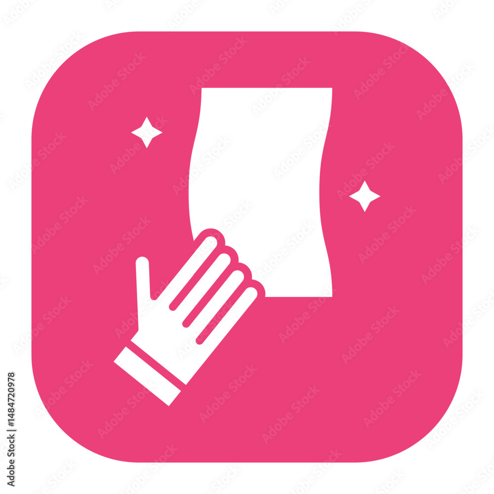 Obraz premium Wipe Icon