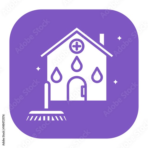 Water Damage Cleaning Icon