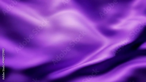 Wallpaper Mural Flowing Purple Fabric: Abstract Video of Silky Smooth Texture and Movement Torontodigital.ca